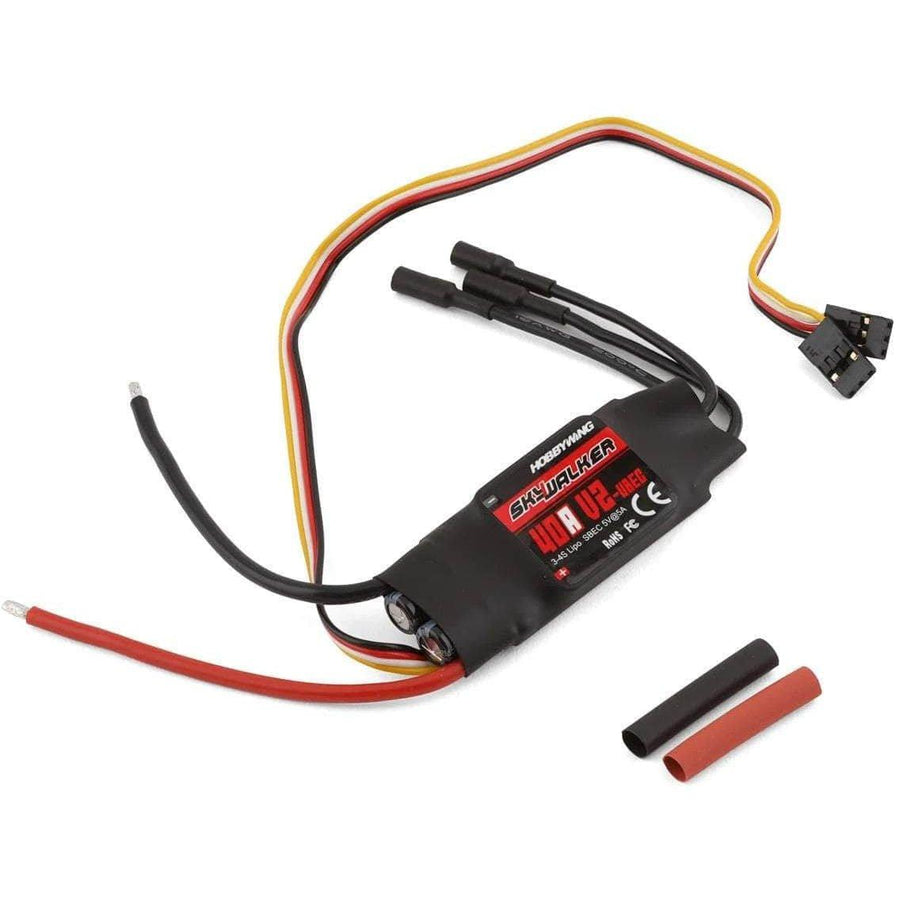 HobbyWing Skywalker 32Bit V2 3-4S Individual 40A ESC at WREKD Co.