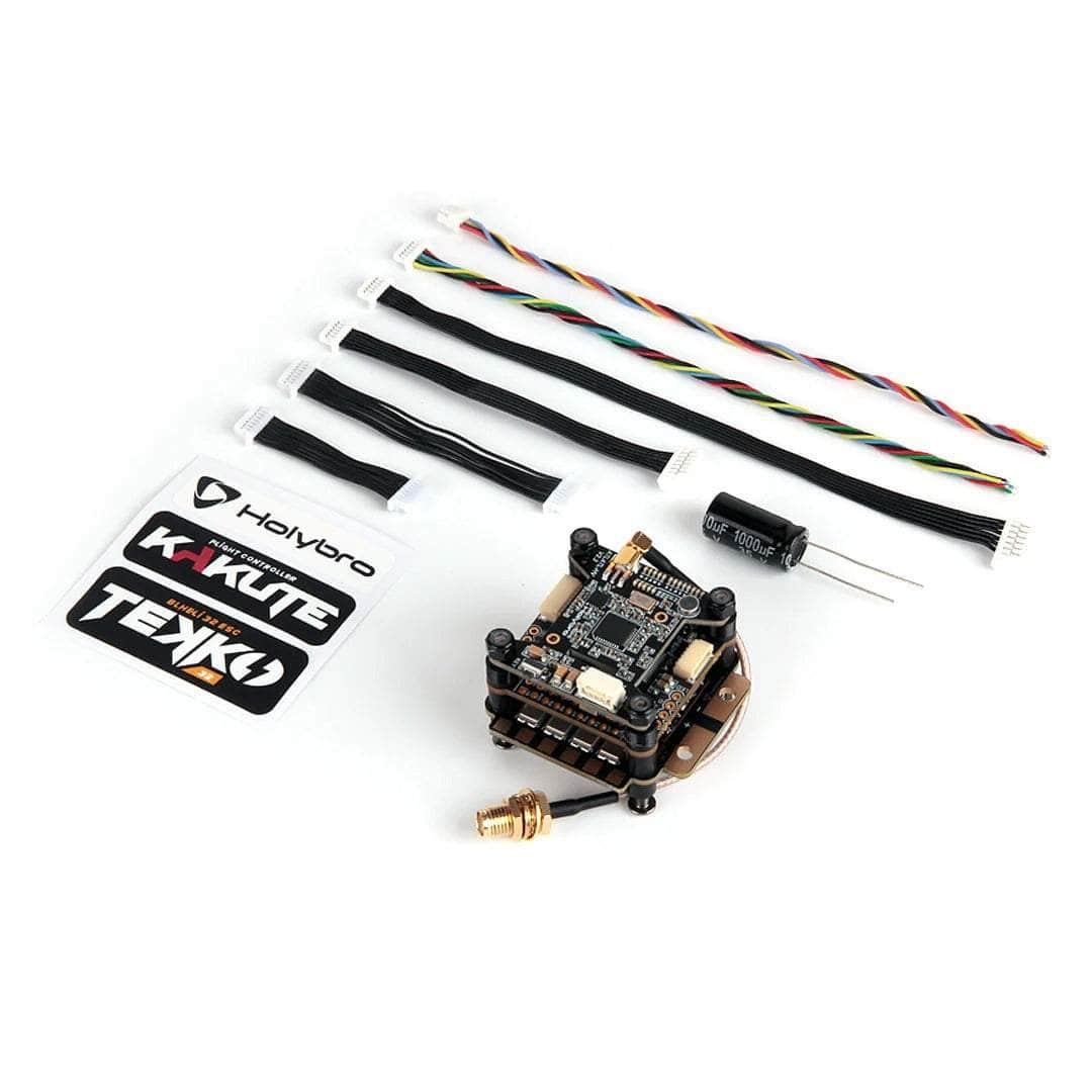 Holybro Kakute F4 HD V2.4 4-6S 30x30 Stack/Combo (F405 FC/ 50A F4 32bit 4in1 ESC & Atlatl HV V2 800mW VTX) at WREKD Co.