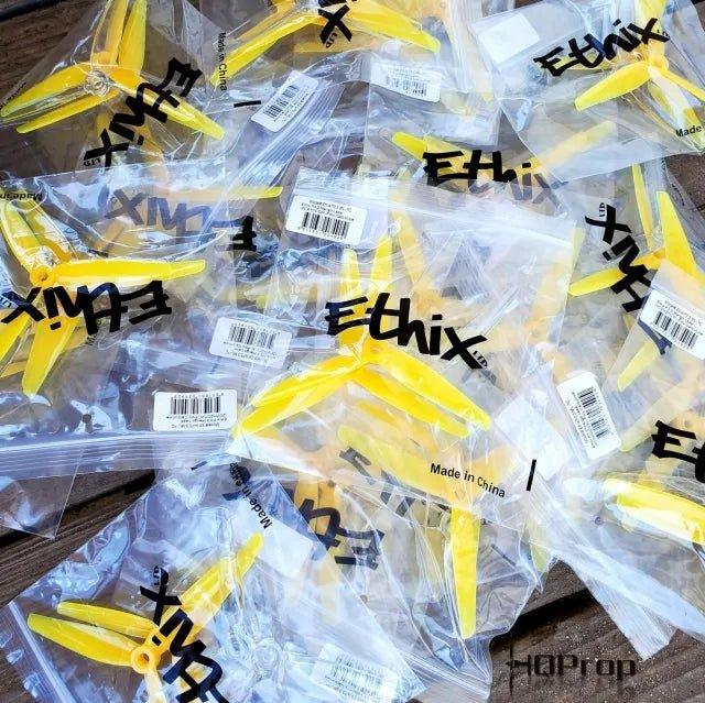 HQ Prop ETHIX P3.3 Mango Lassi 5133-3 Tri-Blade 5" Propellers (2CW+2CCW) at WREKD Co.