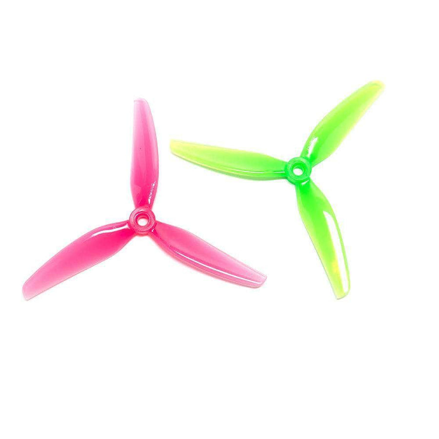 HQ Prop ETHIX S3 5x3.1x3 Tri-Blade 5" Prop 4 Pack - Watermelon at WREKD Co.