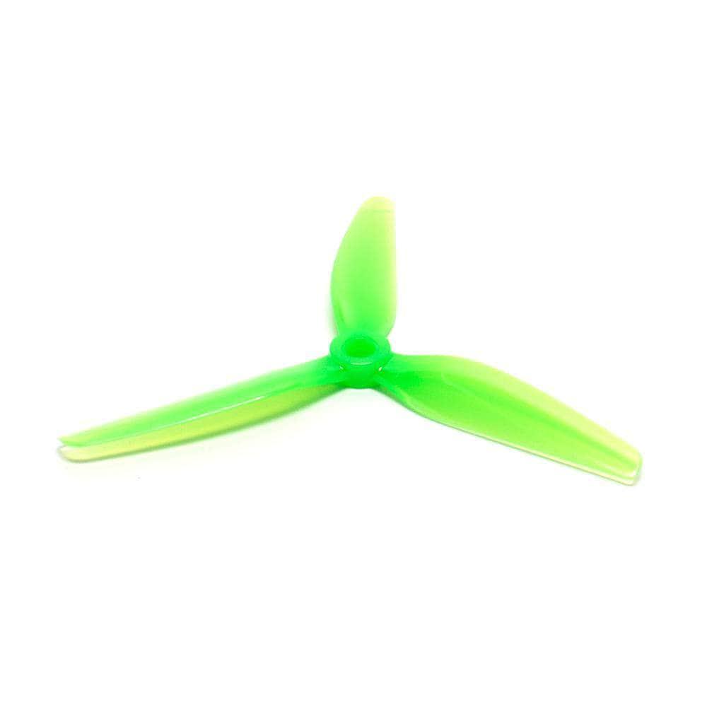 HQ Prop ETHIX S4 5x3.7x3 Tri-Blade 5" Prop 4 pack - Lemon Lime at WREKD Co.