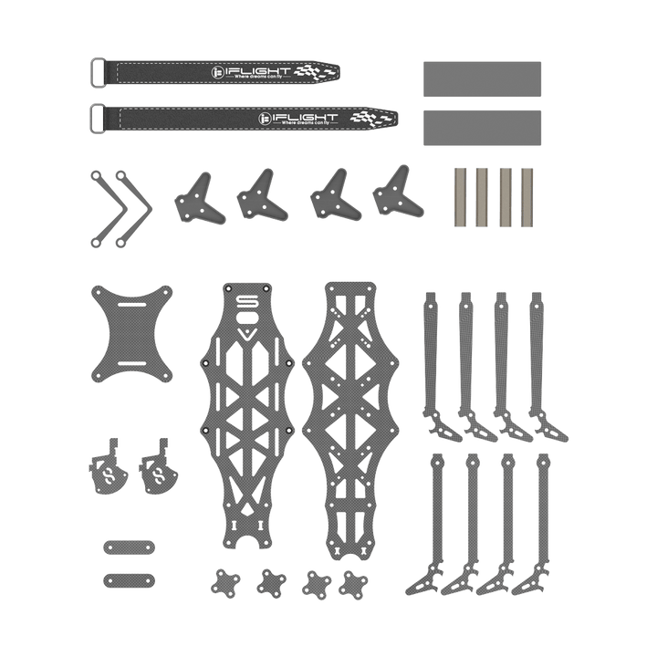 iFlight AOS 7 EVO (v1.2) 7" Frame Kit at WREKD Co.