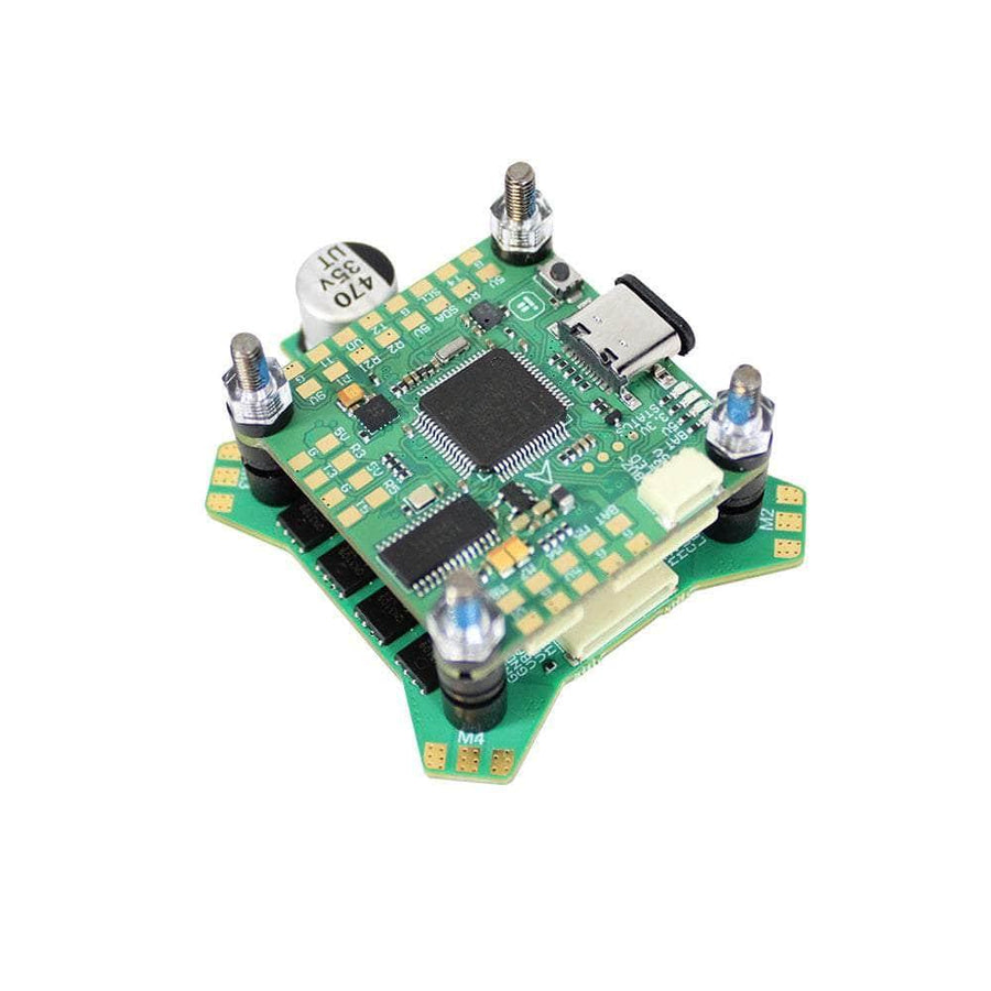 iFlight Blitz ATF435 E55S 2-6S 30x30 Stack/Combo (ATF435 FC/ 55A 8Bit 4in1 ESC) at WREKD Co.