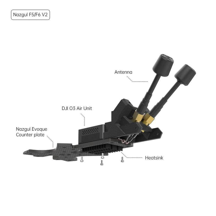 iFlight Nazgul Evoque F5X V2 HD O3 5" Freestyle Frame Kit w/ LED Side Plates at WREKD Co.