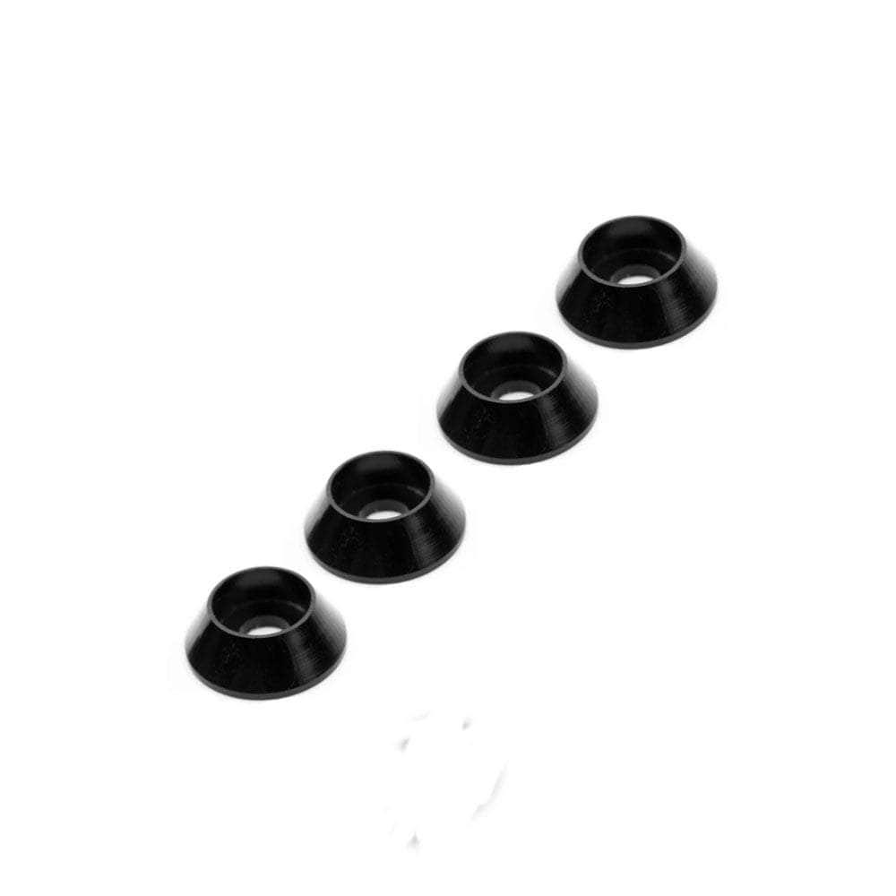 ImpulseRC M3 Aluminum Cone Washer 4 Pack - Black at WREKD Co.