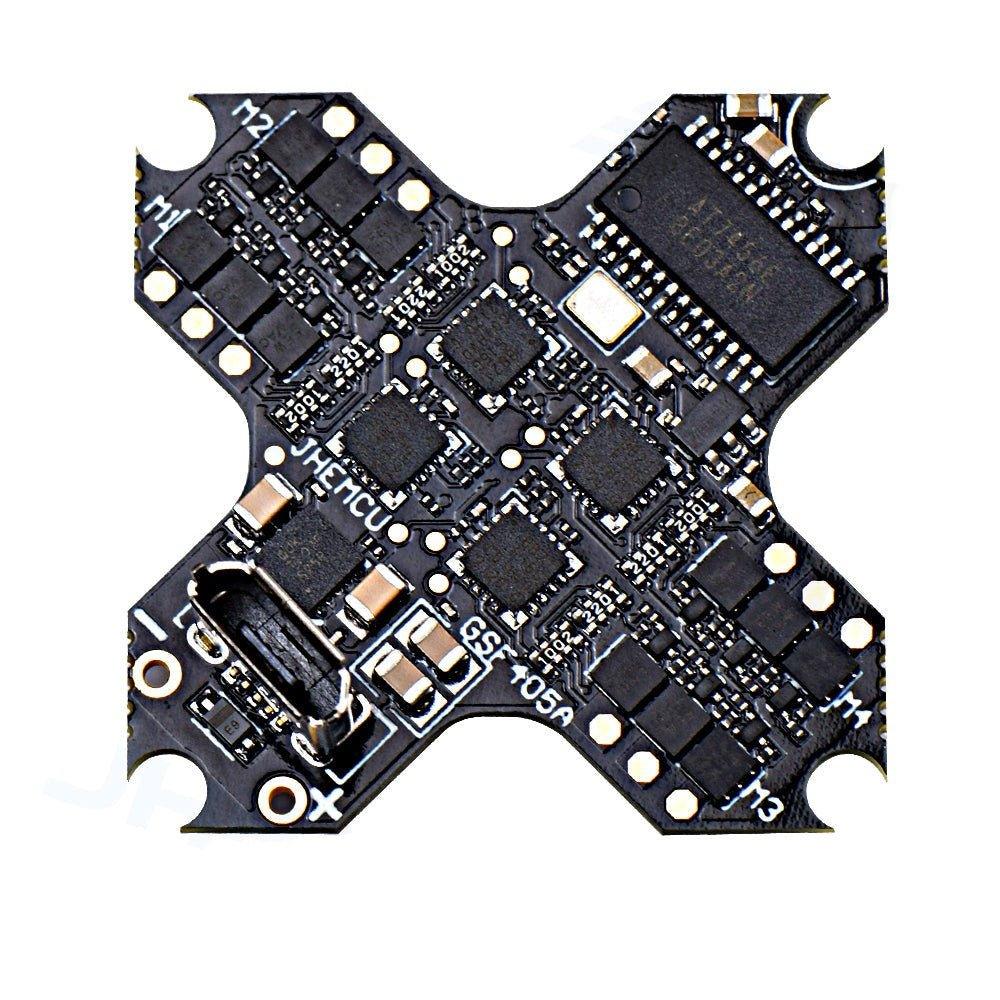 JHEMCU GSF405A 1S-2S AIO F4 Flight Control W/ 5A ESC & ELRS 2.4G RX - 25.5×25.5mm at WREKD Co.