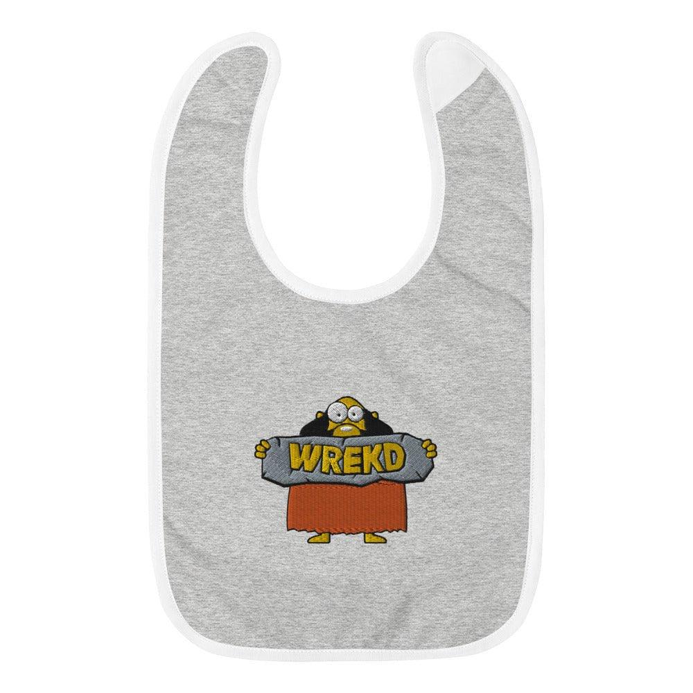 Kaveman Baby Bib at WREKD Co.