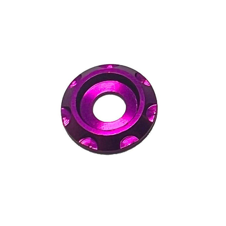 M3 Button Head Anodized Ribbed Edge Washer (5 Pack) - Choose Color at WREKD Co.
