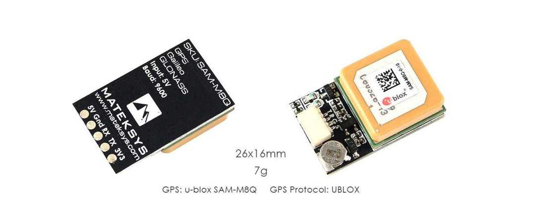 MATEK GPS MODULE SAM-M8Q HOLDER at WREKD Co.