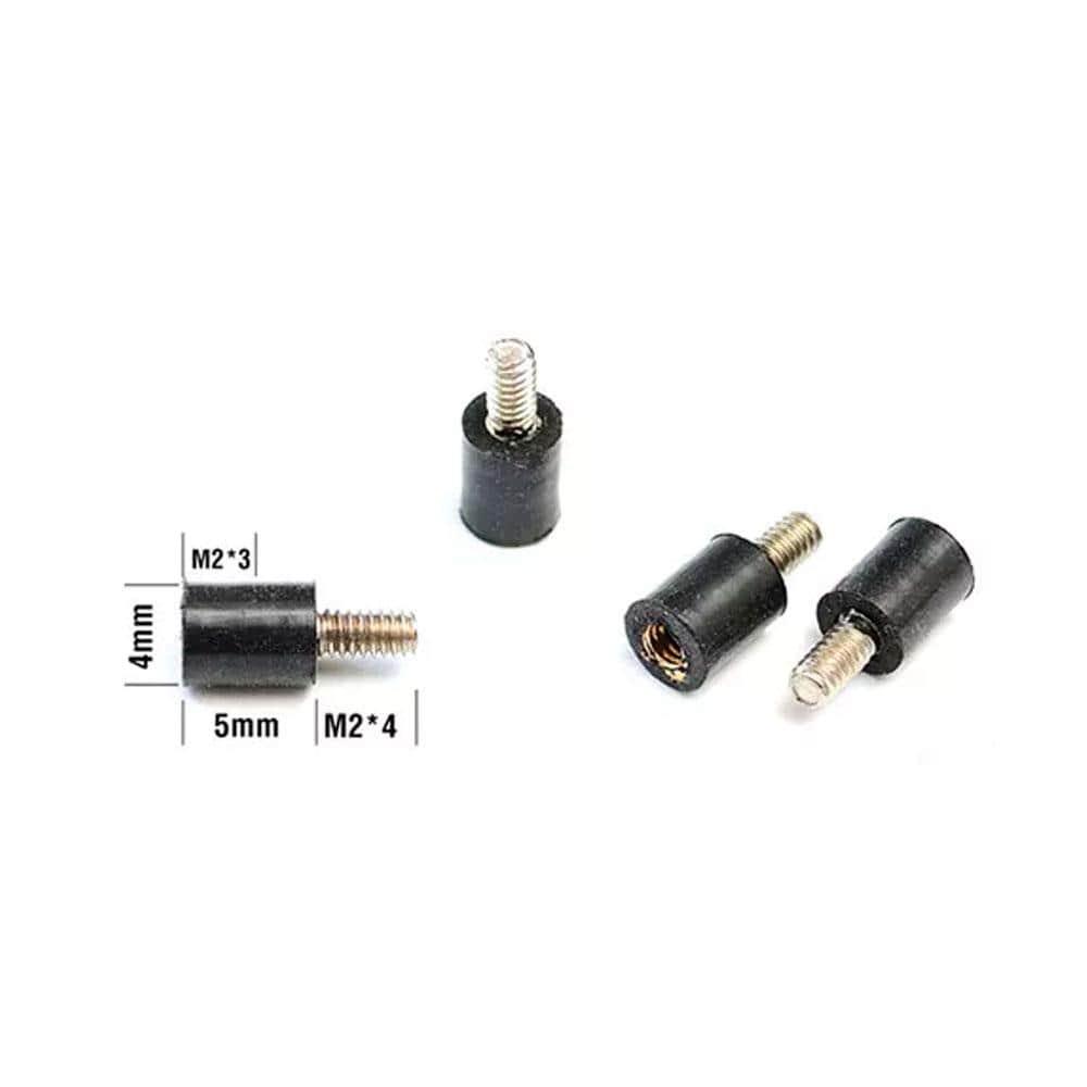 Matek M2 x 5mm Anti-Vibration Standoff Soft Mount 4 pack at WREKD Co.