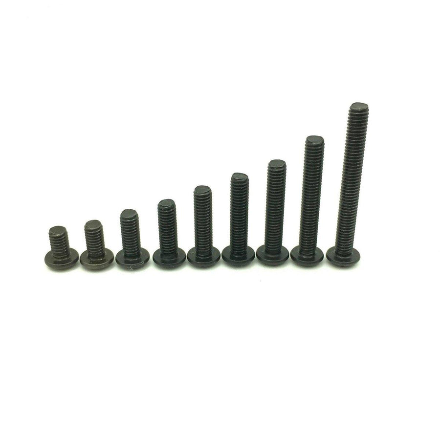 Metric M2 Button Head, Hex Socket, Grade 12.9 Steel Screws (10 pack) - Choose Size at WREKD Co.