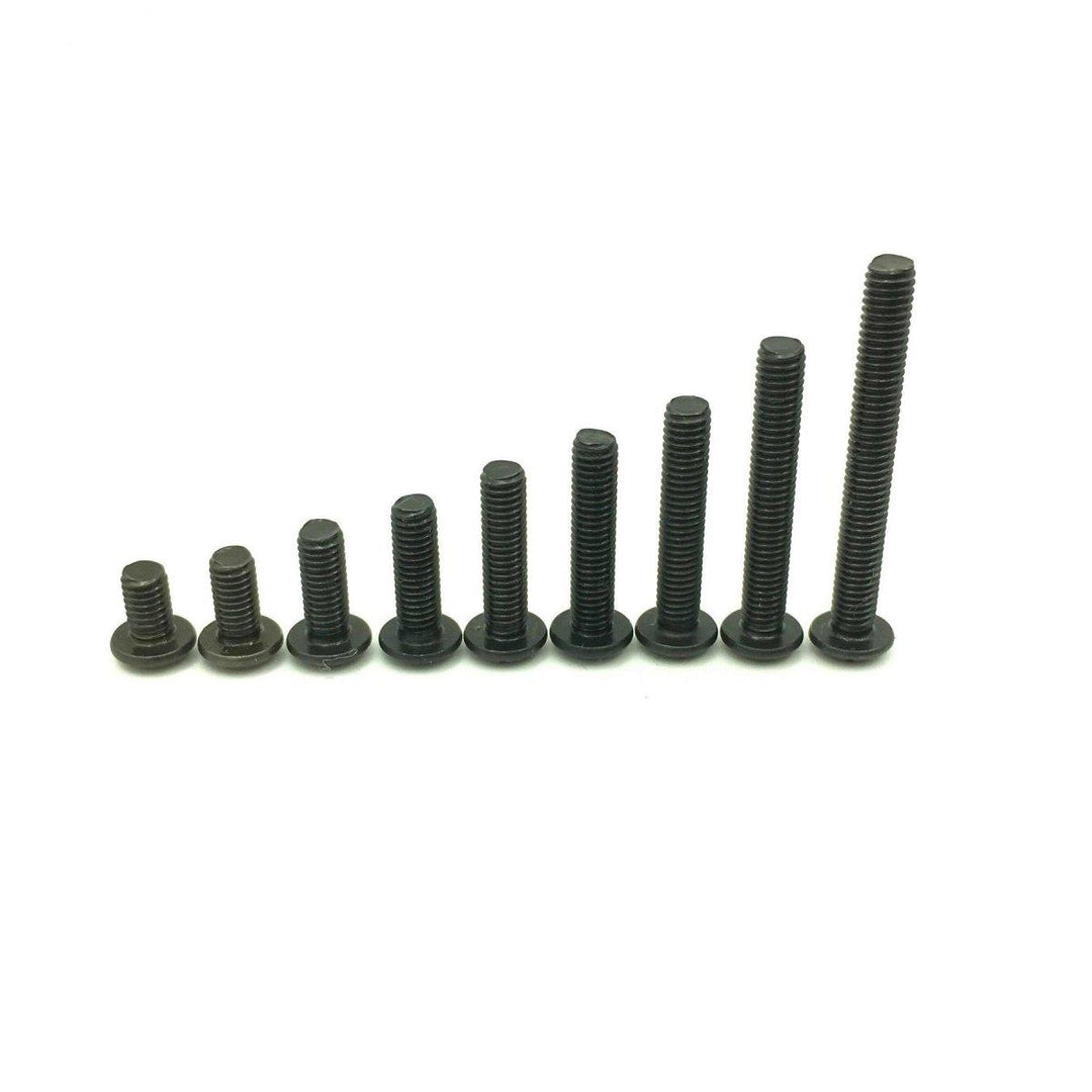 Metric M2.5 Button Head, Hex Socket, Grade 12.9 Steel Screws (10 pack) - Choose Length at WREKD Co.