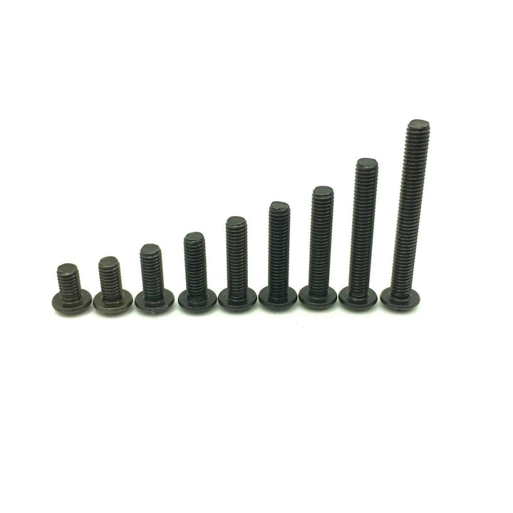 Metric M3 Button Head, Hex Socket, Grade 12.9 Steel Screws (10 pack) - Choose Size at WREKD Co.