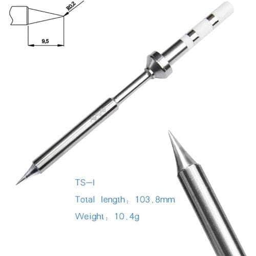 Miniware TS-I Soldering Tip for TS100/SQ-001 Soldering Iron at WREKD Co.