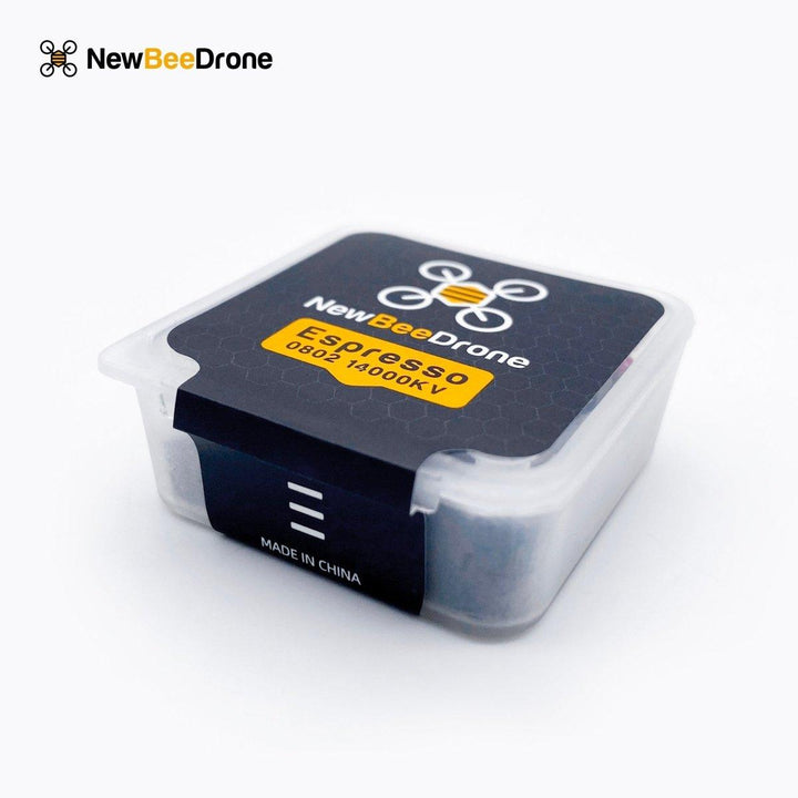 NewBeeDrone 0802 14000KV Brushless Motors - Unibell Espresso Edition (Set of 4) at WREKD Co.