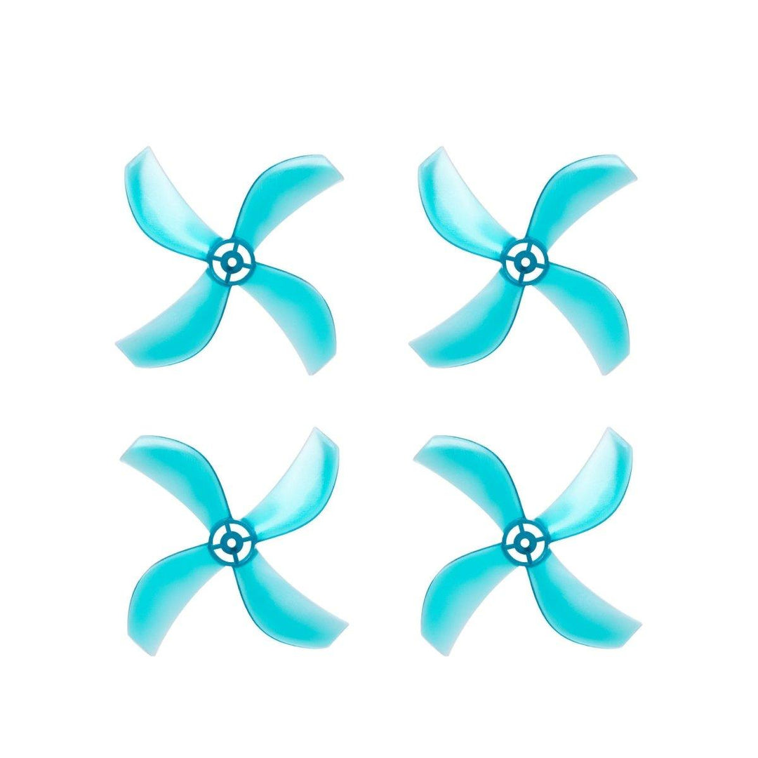 NewBeeDrone Azi (Quad Blade) Micro Propellers 31mm -0.8mm Shaft (4CCW+4CW) at WREKD Co.