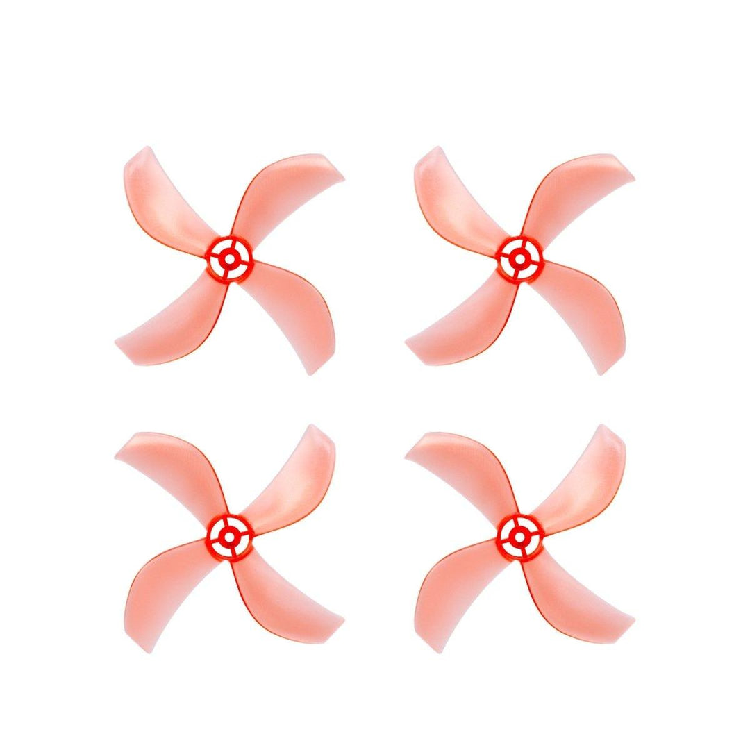 NewBeeDrone Azi (Quad Blade) Micro Propellers 31mm -1.0mm Shaft (4CCW+4CW) at WREKD Co.