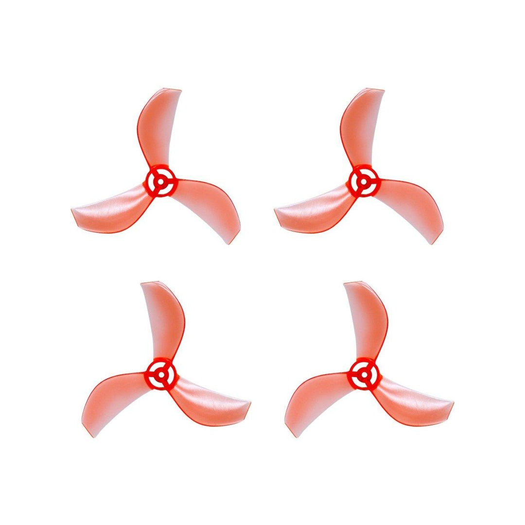 NewBeeDrone Azi (Tri Blade) Micro Propellers 31mm - 0.8mm Shaft (4CCW+4CW) at WREKD Co.