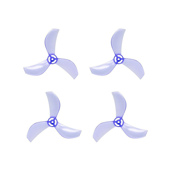 NewBeeDrone Azi (Tri Blade) Micro Propellers 31mm - 0.8mm Shaft (4CCW+4CW) at WREKD Co.