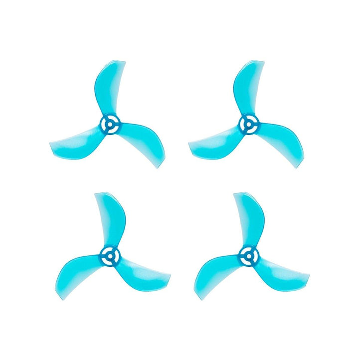 NewBeeDrone Azi (Tri Blade) Micro Propellers 31mm - 1.0mm Shaft (4CCW+4CW) at WREKD Co.