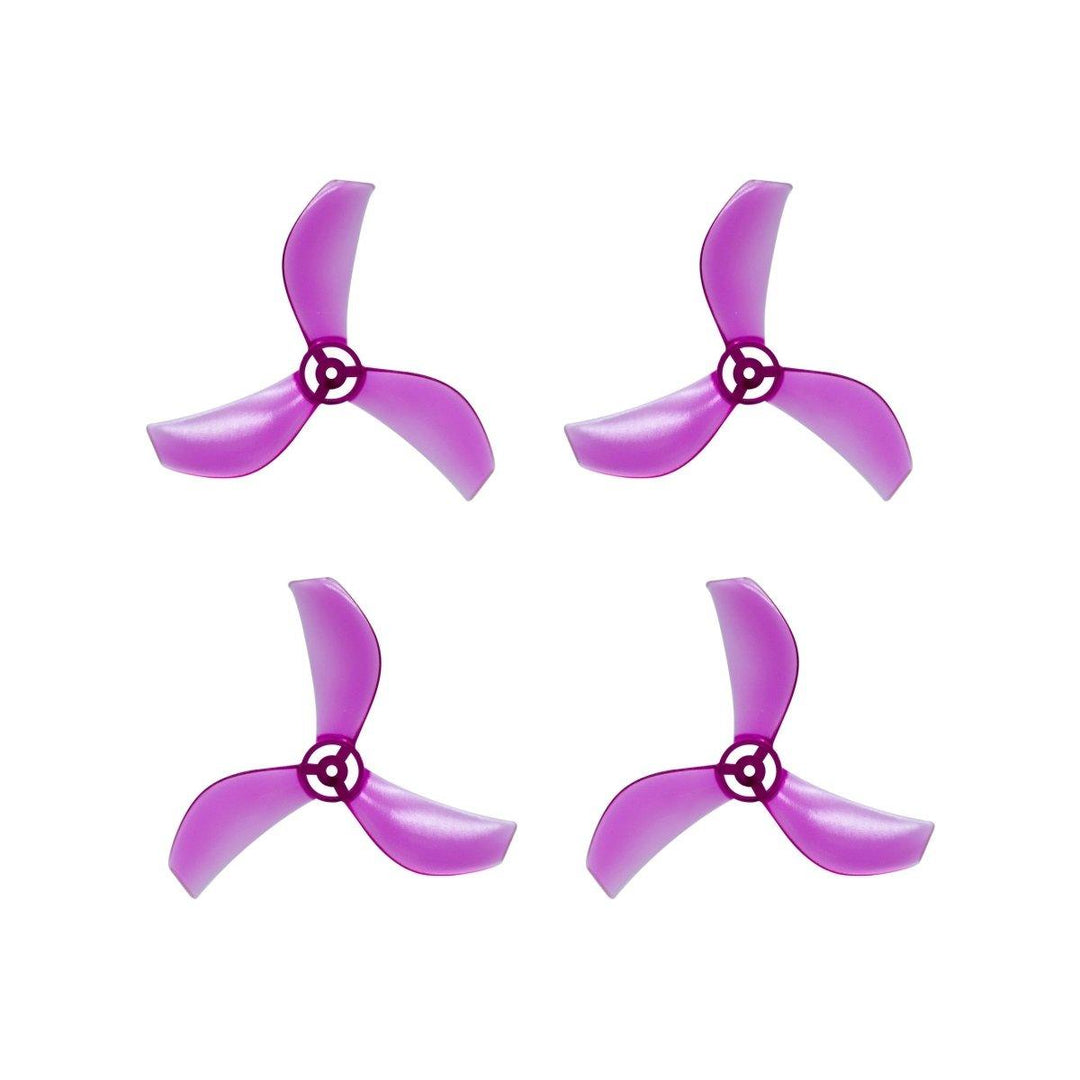 NewBeeDrone Azi (Tri Blade) Micro Propellers 31mm - 1.0mm Shaft (4CCW+4CW) at WREKD Co.