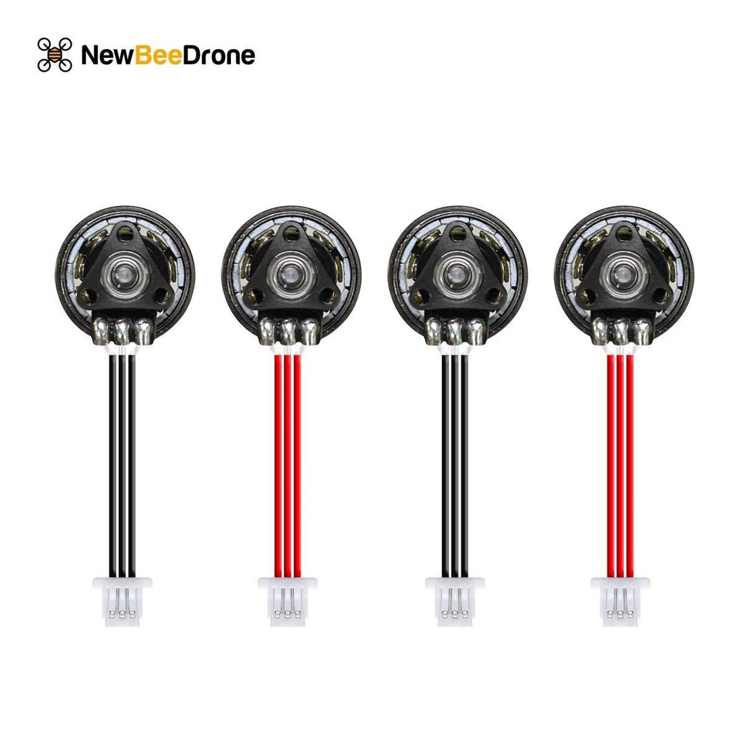 NewBeeDrone Flow 0802 Dual Ball Bearing Whoop motor 19000kv (Set of 4) at WREKD Co.