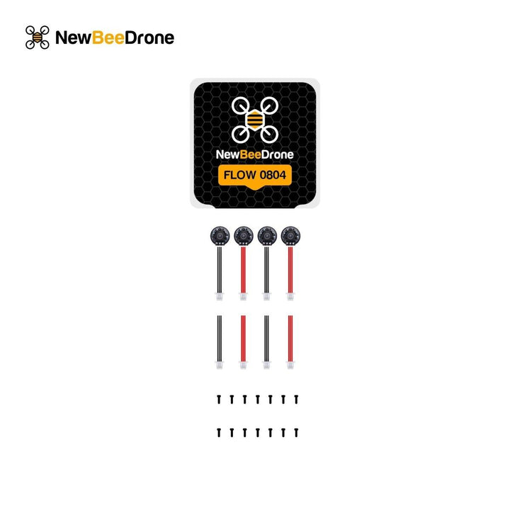 NewBeeDrone Flow 0804 Dual Ball-Bearing Whoop Motor 12000KV&19000KV&25000KV (4PACK) at WREKD Co.