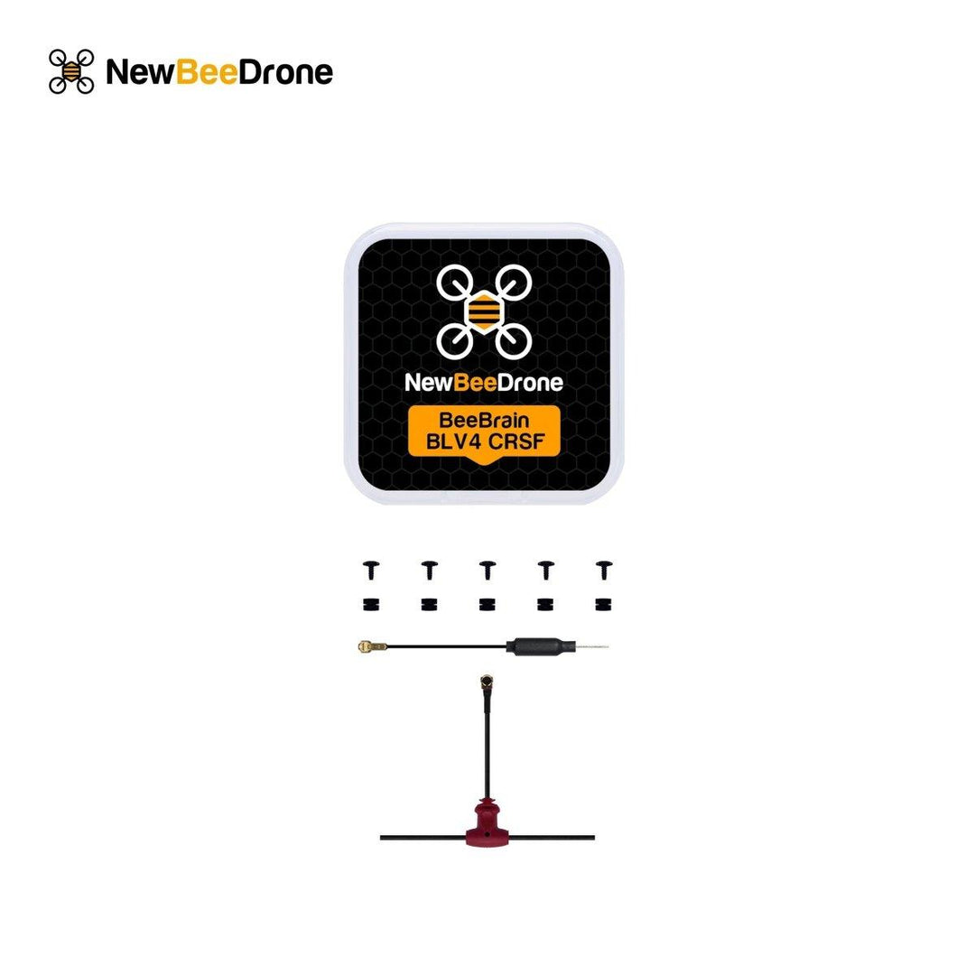 NewBeeDrone x Team BlackSheep BeeBrain BLV4 Built-in Crossfire Rx AIO Flight Controller at WREKD Co.