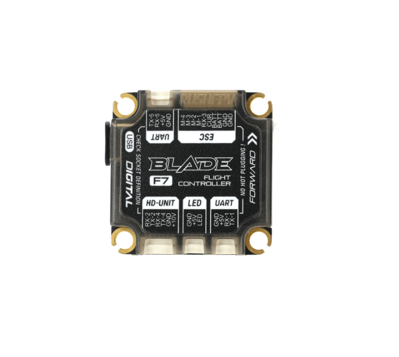 (Open Box) RUSHFPV Blade F722 V2 30x30mm Flight Controller for DJI Digital at WREKD Co.