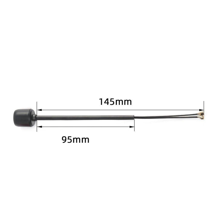 Osprey Dual Band Antenna 5.8Ghz / 2.4GHz 95mm U.FL Antenna for DJI O3 Air Unit - Choose Length at WREKD Co.