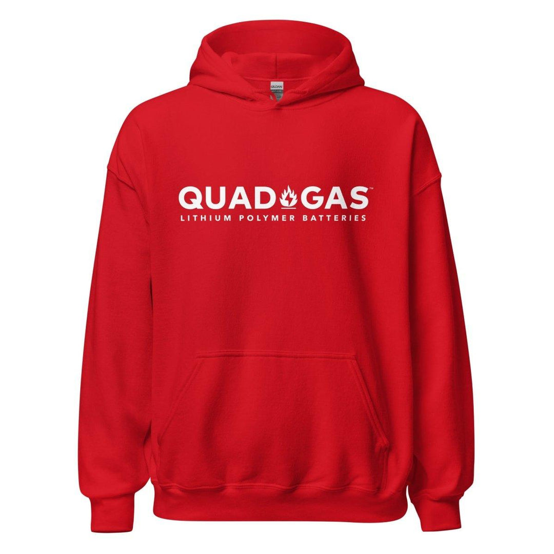 Quad Gas Red Unisex Hoodie at WREKD Co.