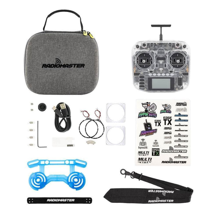 RadioMaster Boxer EdgeTX RC Transmitter - ELRS 2.4GHz - Transparent at WREKD Co.