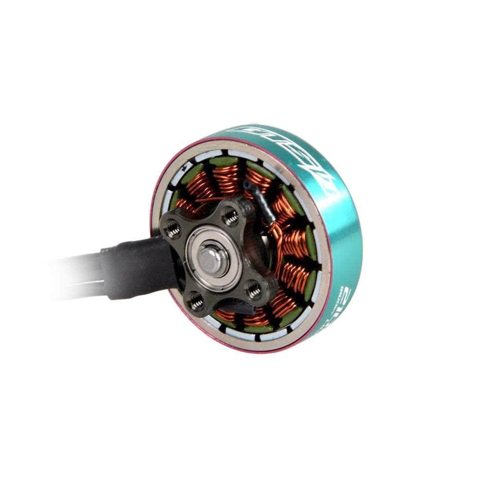 RCinPOWER GTS-V3 2104 Light 1800Kv Motor (2mm T-Mount) - Teal & Pink at WREKD Co.