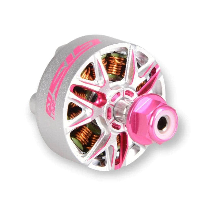 RCinPOWER GTS V4 2207 1960Kv Motor - Silver & Pink at WREKD Co.