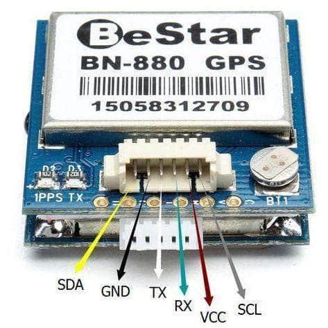 RDQ BN-880 Flight Control GPS Module w/ Compass at WREKD Co.