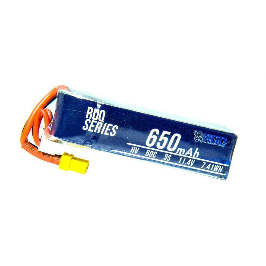 RDQ Series 11.4V 3S 650mAh 60C LiHV Micro Battery - XT30 at WREKD Co.