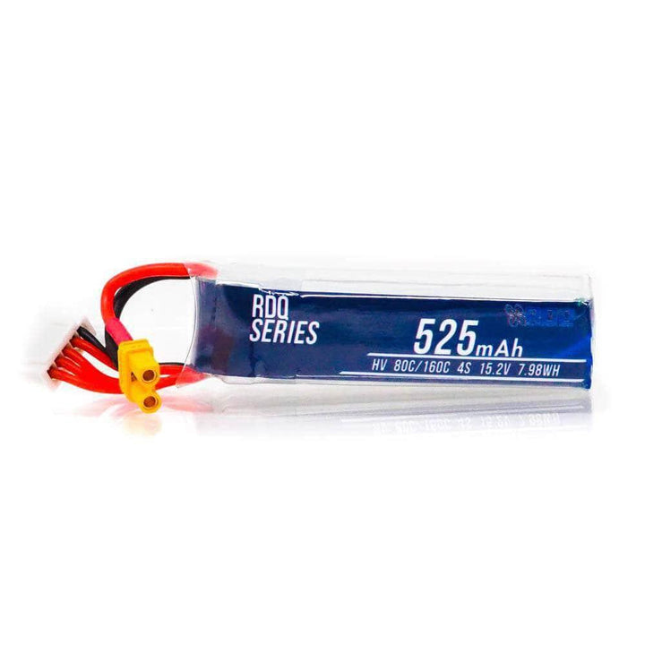 RDQ Series 15.2V 4S 525mAh 80C LiHV Micro Battery - XT30 at WREKD Co.