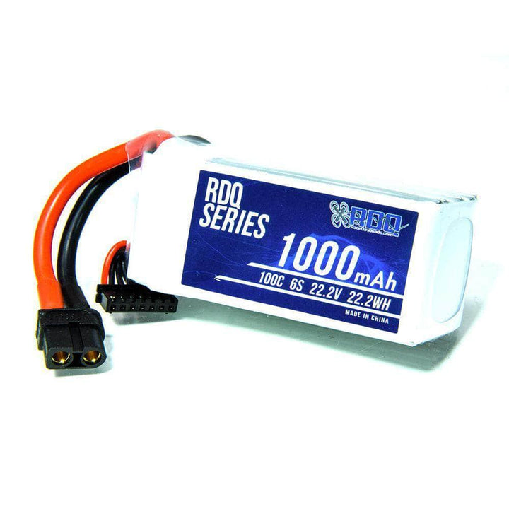 RDQ Series 22.2V 6S 1000mAh 100C LiPo Battery - XT60 at WREKD Co.