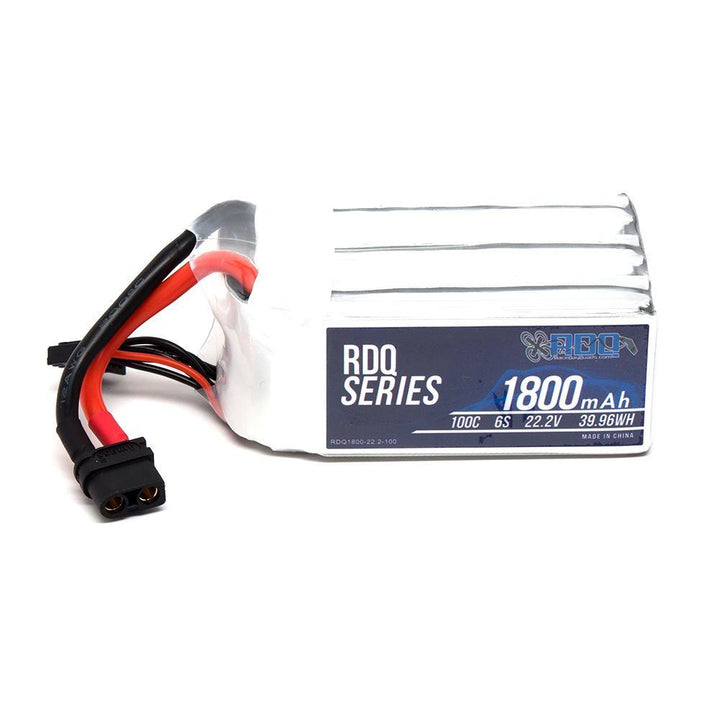 RDQ Series 22.2V 6S 1800mAh 100C LiPo Battery - XT60 at WREKD Co.