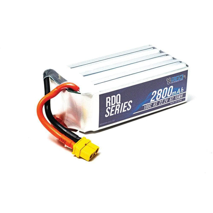 RDQ Series 22.2V 6S 2800mAh 100C LiPo Battery - XT60 at WREKD Co.