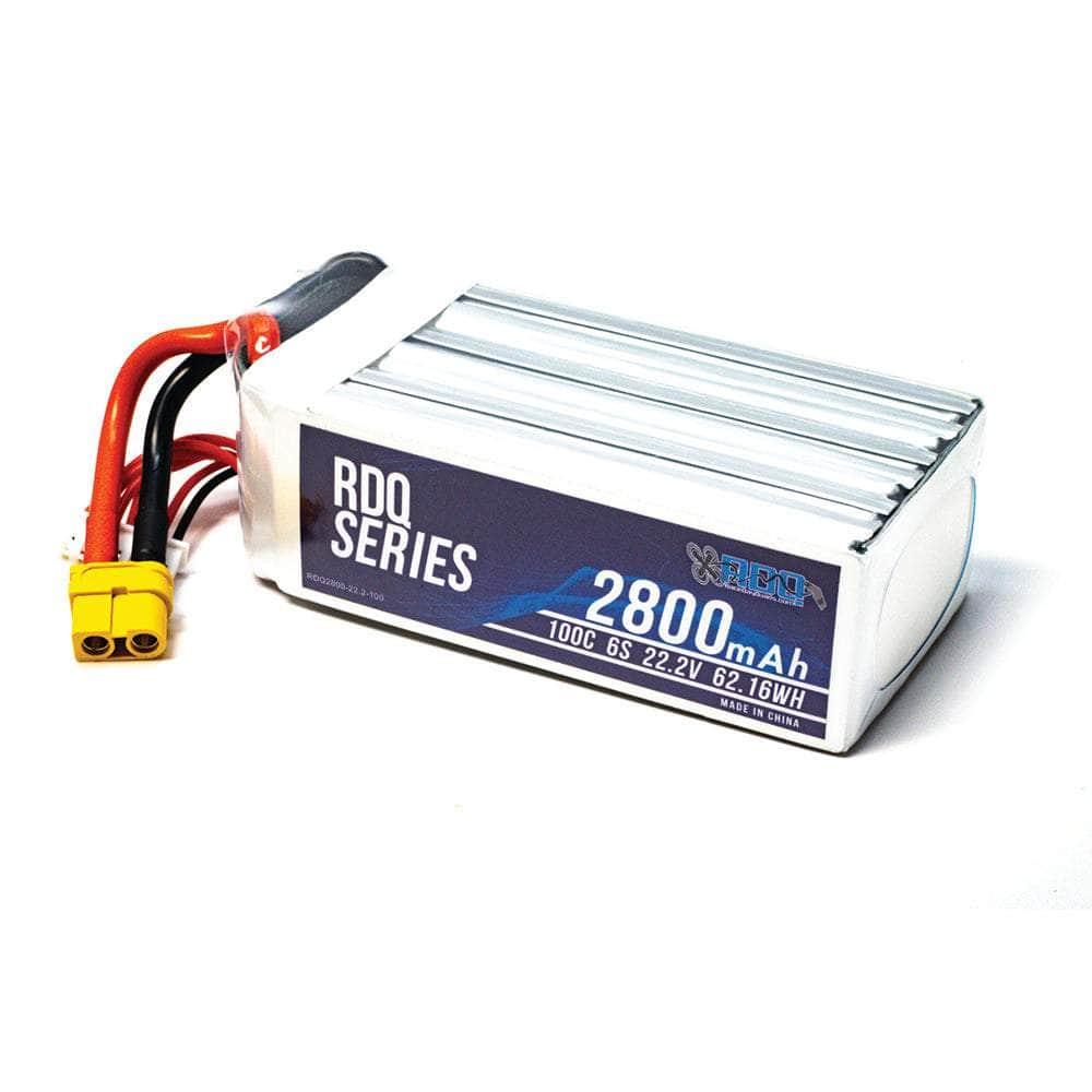 RDQ Series 22.2V 6S 2800mAh 100C LiPo Battery - XT60 at WREKD Co.