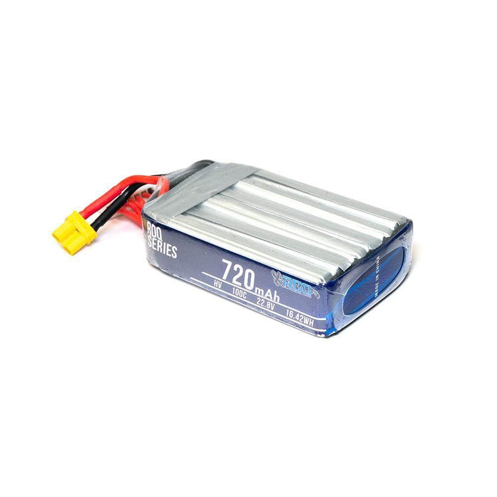 RDQ Series 22.8V 6S 720mAh 100C LiHV Whoop/Micro Battery - XT30 at WREKD Co.