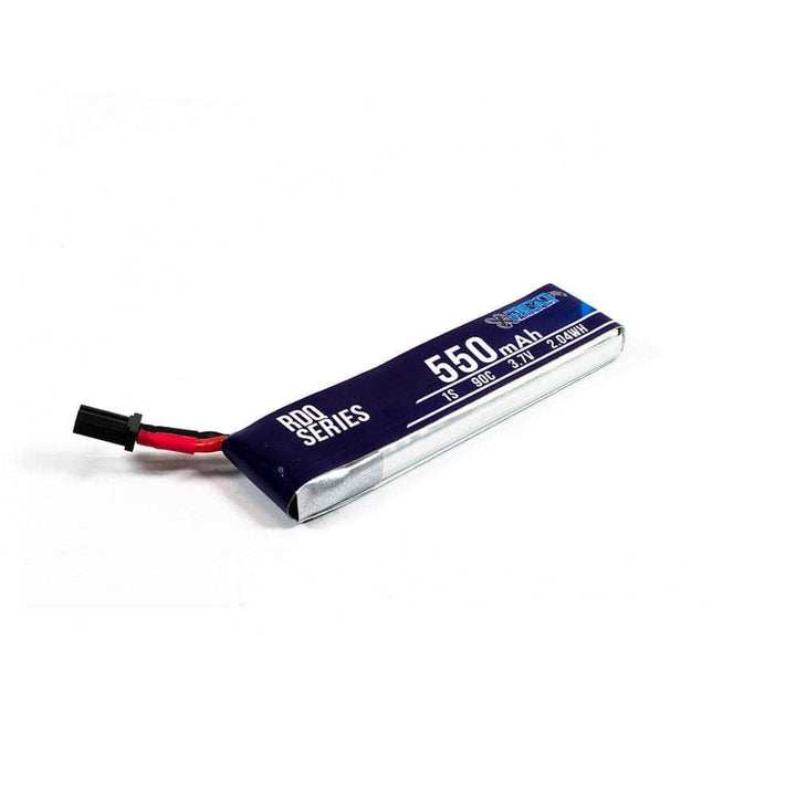 RDQ Series 3.7V 1S 550mAh 90C LiPo Whoop/Micro Battery w/ Cabled Connector - Choose Version at WREKD Co.