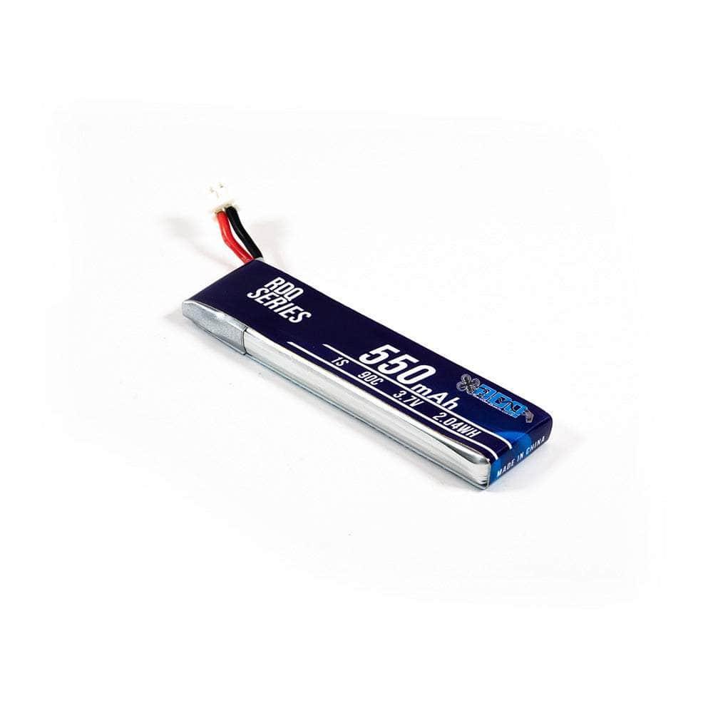 RDQ Series 3.7V 1S 550mAh 90C LiPo Whoop/Micro Battery w/ Cabled Connector - Choose Version at WREKD Co.