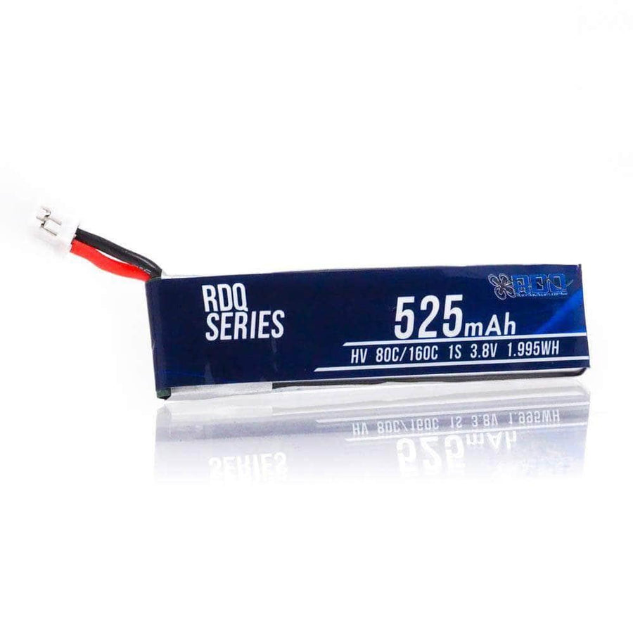 RDQ Series 3.8V 1S 525mAh 80C LiHV Whoop/Micro Battery for TinyHawk - PH2.0 at WREKD Co.