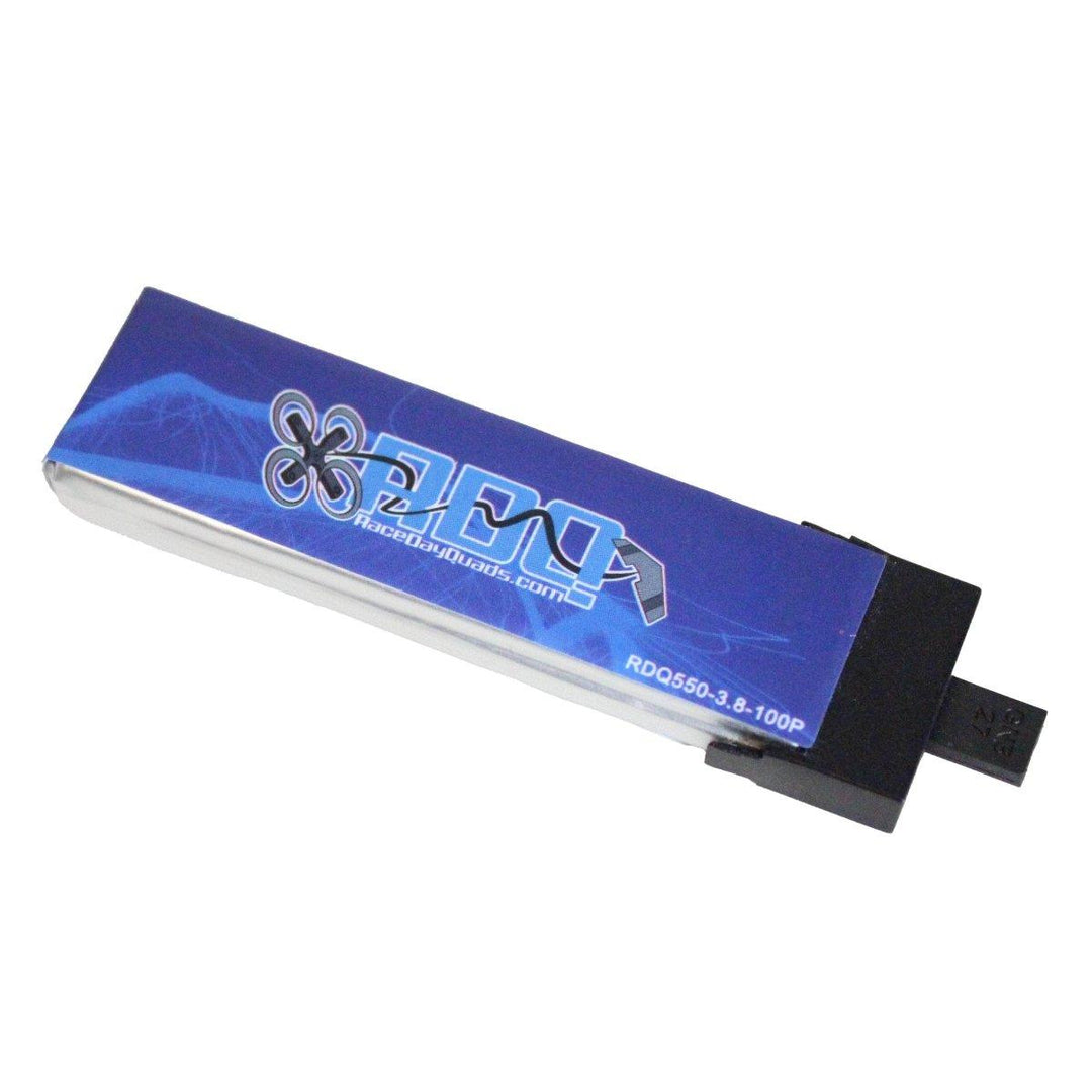 RDQ Series 3.8V 1S 550mAh 100C LiHV Whoop/Micro Battery - Plastic Head GNB27 at WREKD Co.