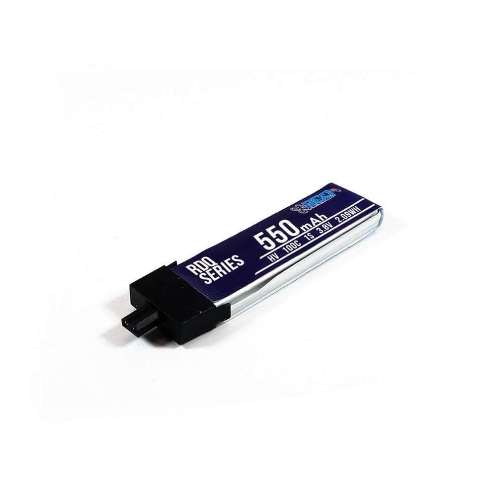 RDQ Series 3.8V 1S 550mAh 100C LiHV Whoop/Micro Battery w/ Plastic Head - Choose Version at WREKD Co.