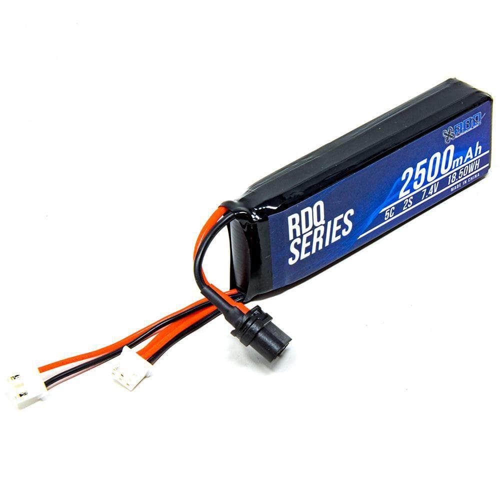 RDQ Series 7.4V 2S 2500mAh 5C LiPo Battery for Taranis X9D 2019 - XT60 & JST-XH at WREKD Co.