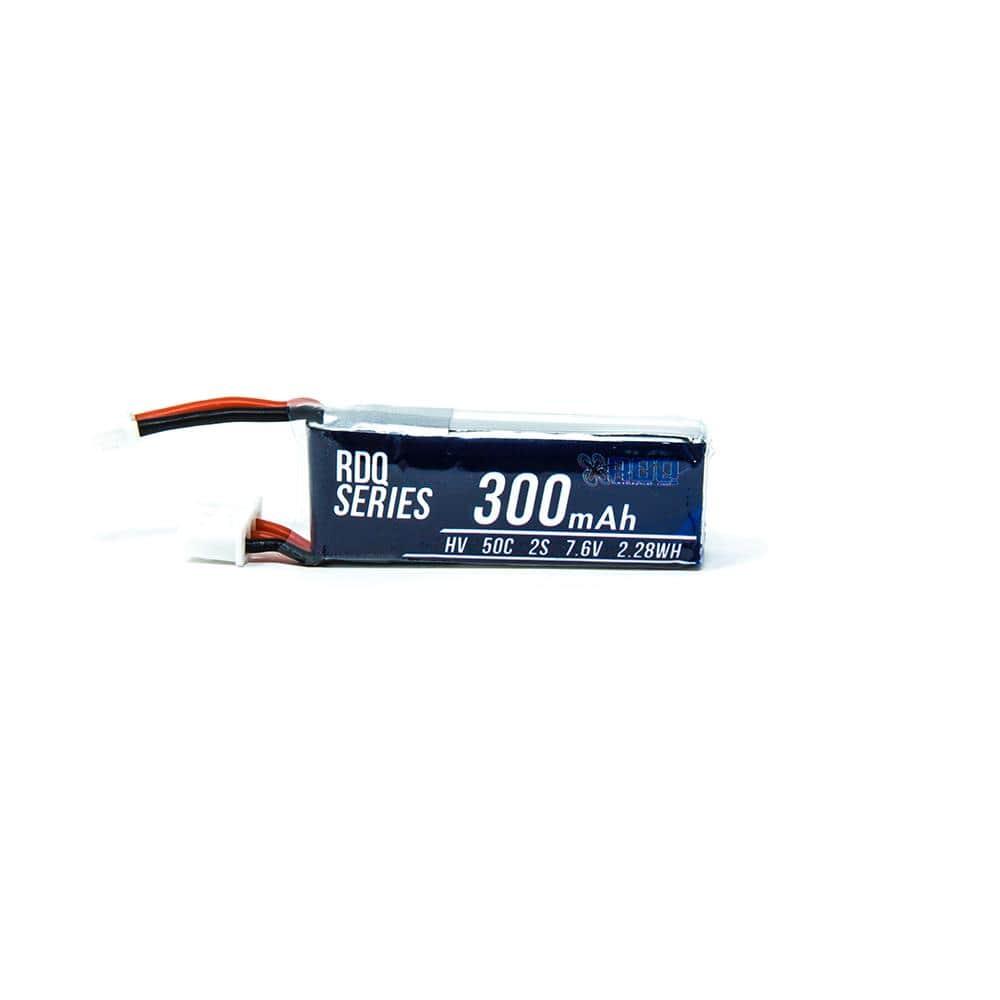 RDQ Series 7.6V 2S 300mAh 50C LiHV Micro Battery For Tinyhawk S - PH2.0 at WREKD Co.