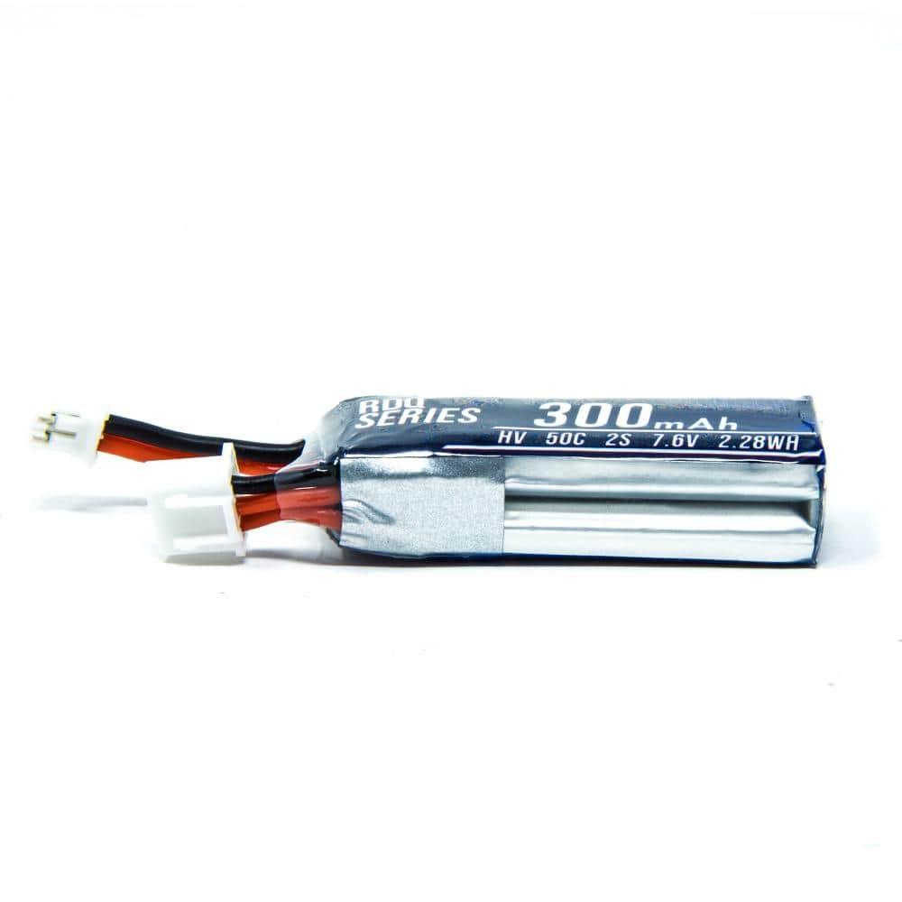 RDQ Series 7.6V 2S 300mAh 50C LiHV Micro Battery For Tinyhawk S - PH2.0 at WREKD Co.